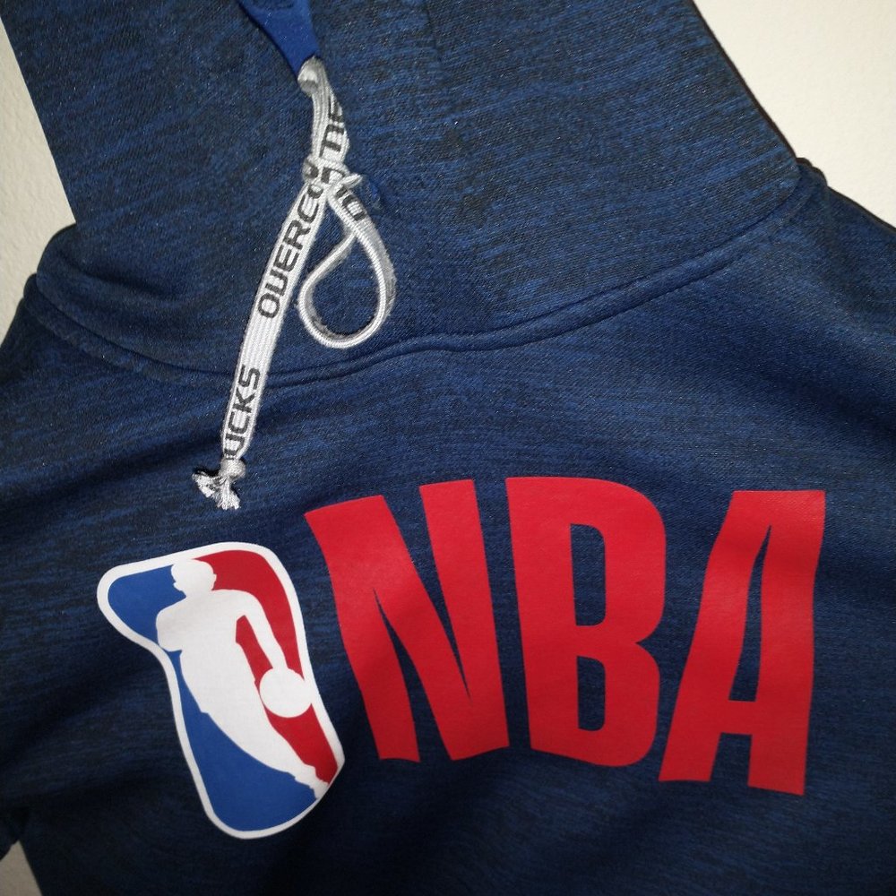 NBA hoodie, blue, small